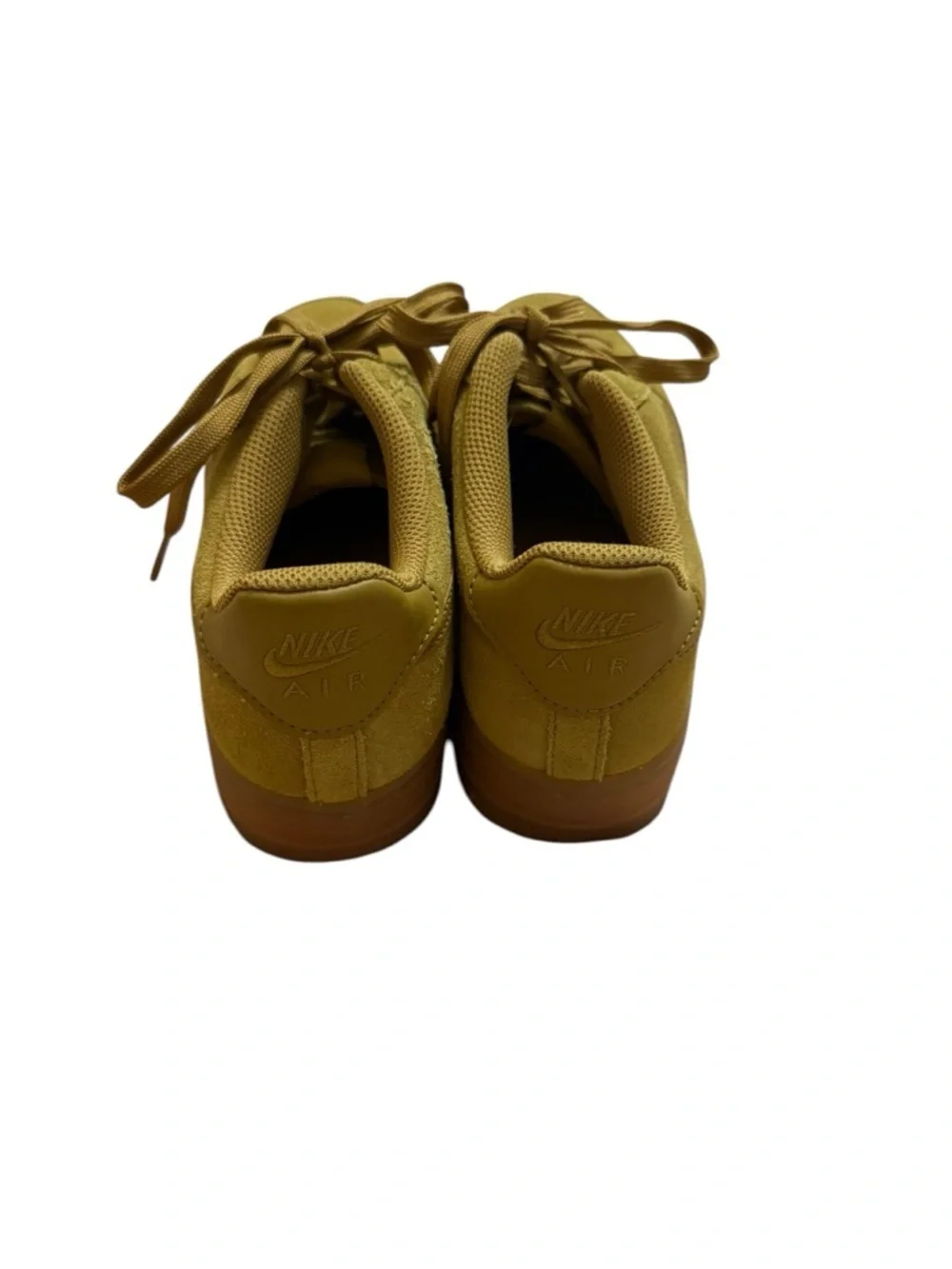 Nike mustard yellow  Suede Low-Top Sneakers